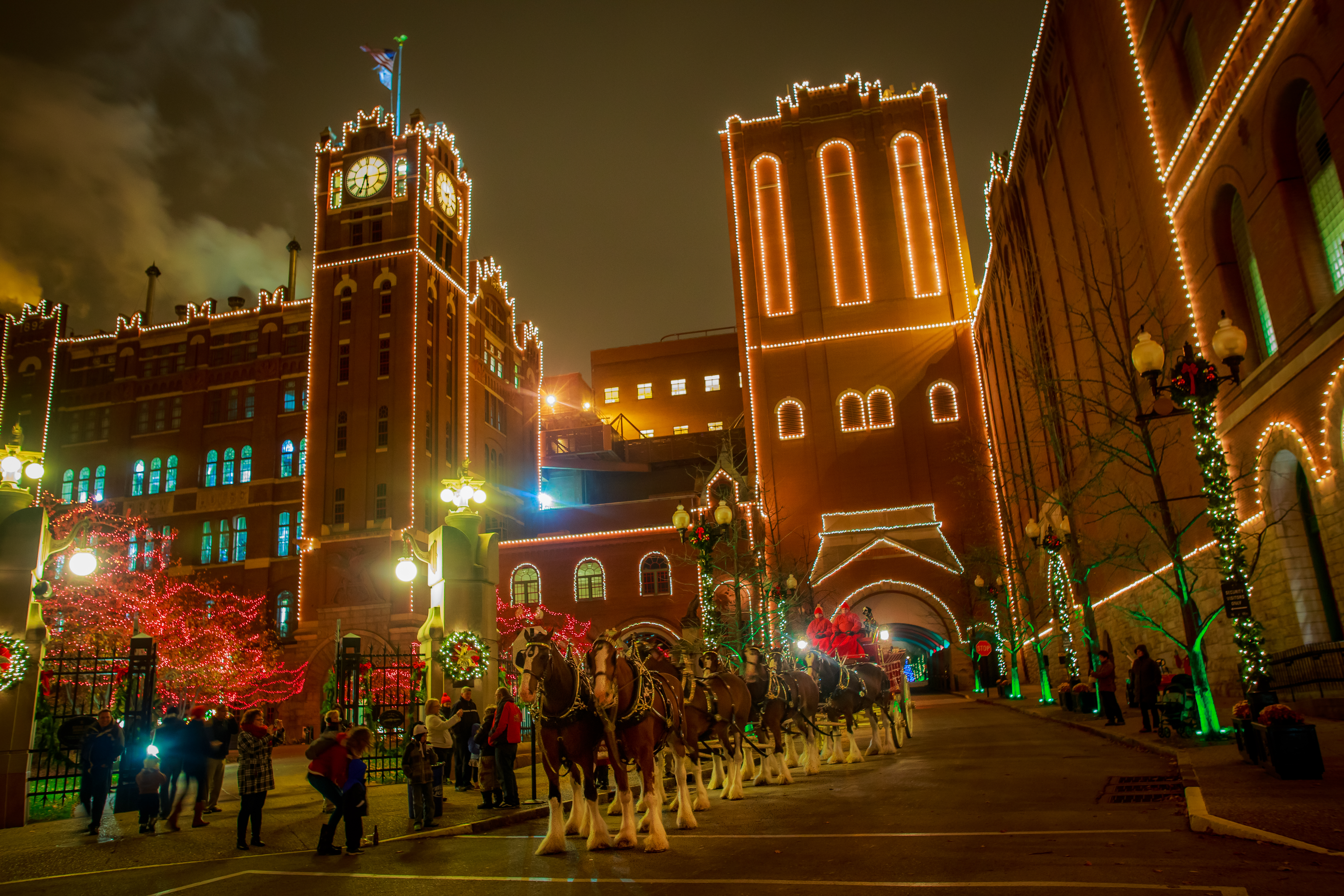 Anheuser-Busch Makes Seasons Bright with Annual St. Louis Brewery Holiday Lights Display